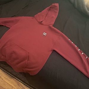 Hills bong hoodie burgundy
